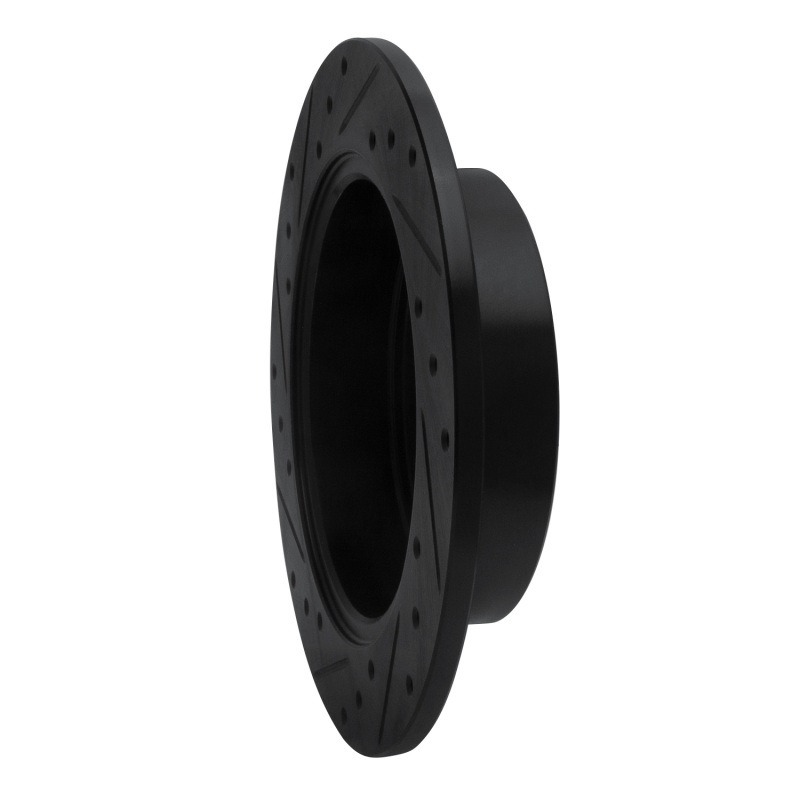 Pontiac Vibe Brake Rotor (1) - Rear Right - R1 Concepts - Drilled & Slotted - Black - `09-`13